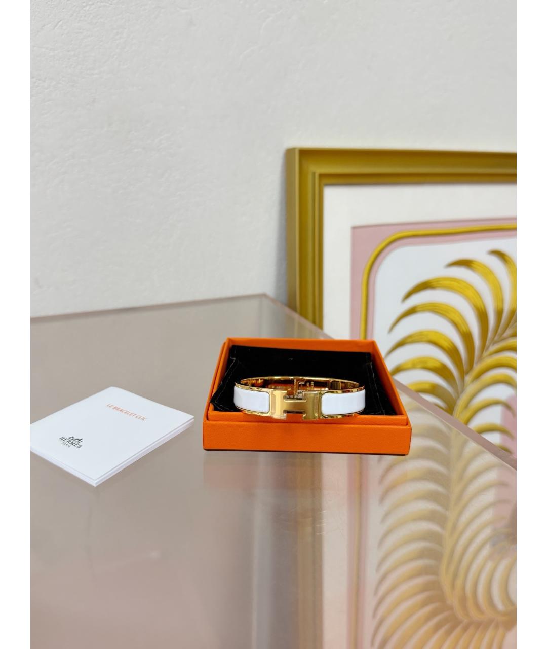 HERMES Золотой браслет, фото 4