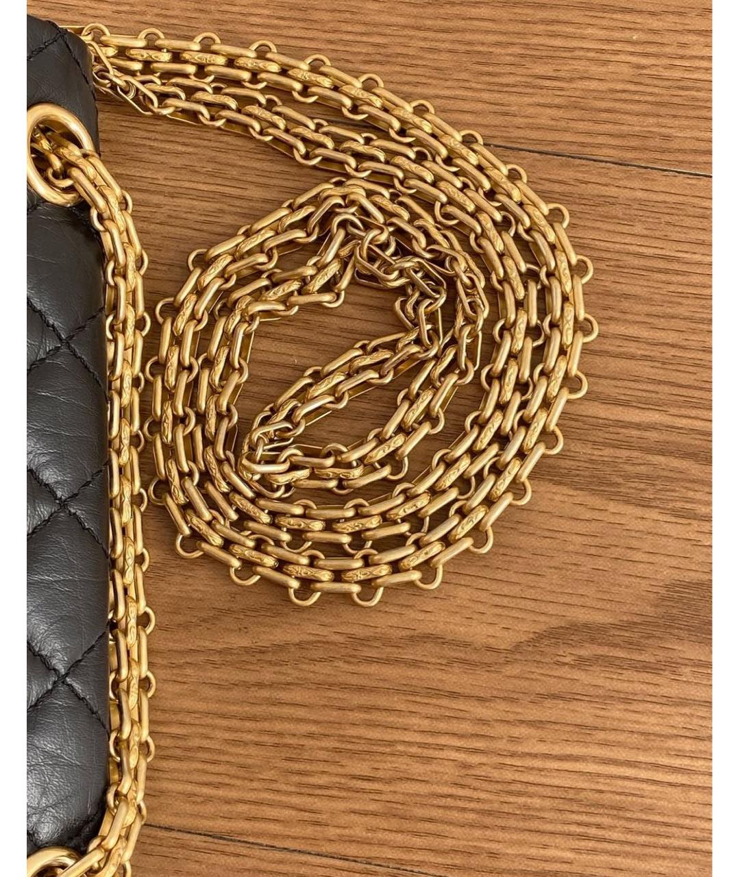 CHANEL Черная кожаная сумка через плечо, фото 2