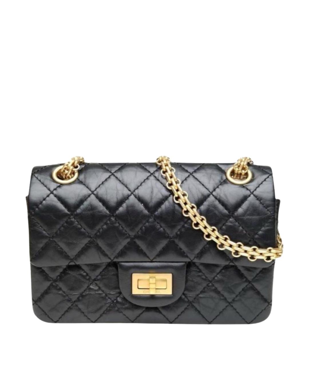 CHANEL Черная кожаная сумка через плечо, фото 1