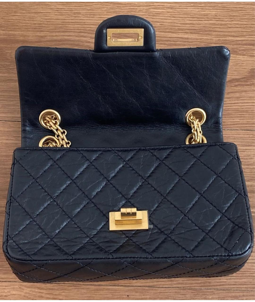 CHANEL Черная кожаная сумка через плечо, фото 3