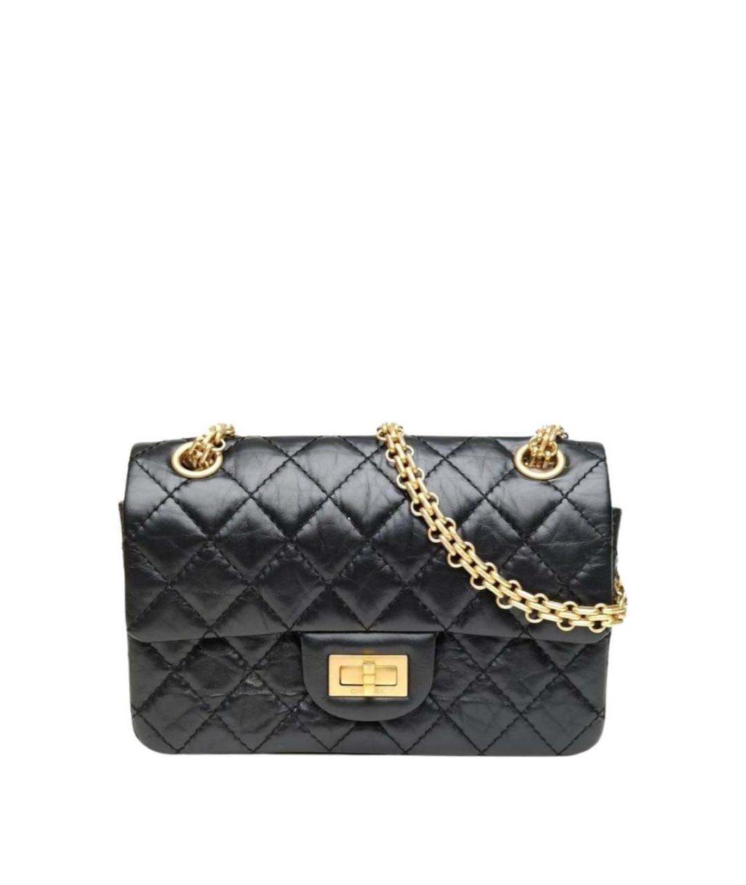 CHANEL Черная кожаная сумка через плечо, фото 6