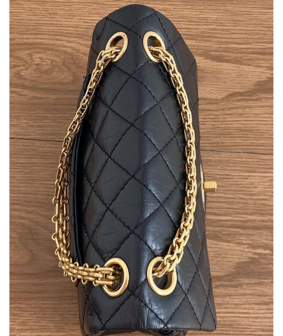 CHANEL Черная кожаная сумка через плечо, фото 4