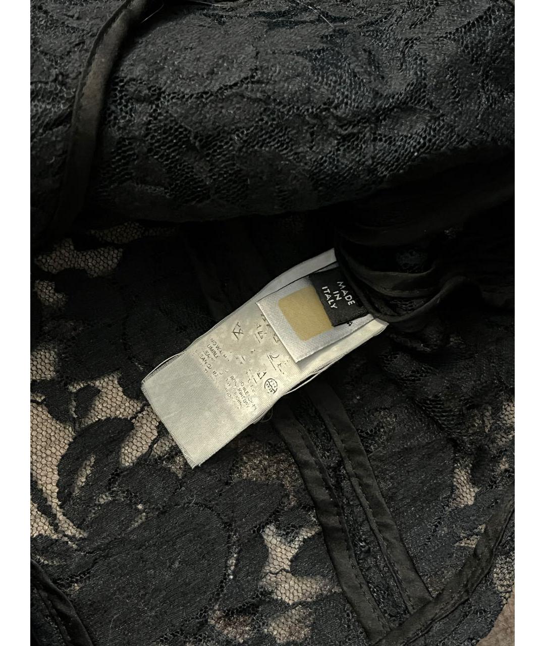 DOLCE&GABBANA Черный кружевной жакет/пиджак, фото 4