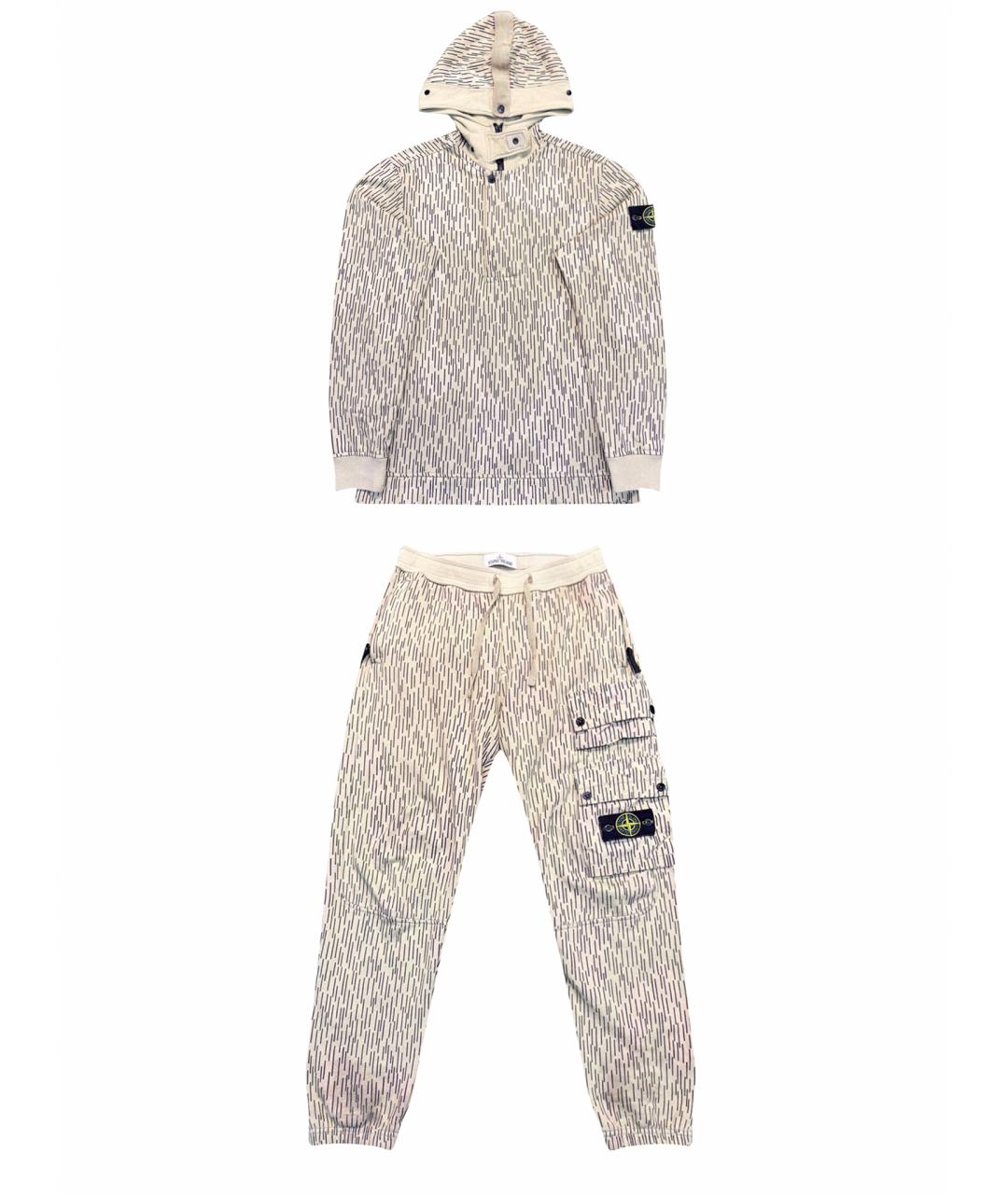 STONE ISLAND Бежевый повседневный костюм, фото 1