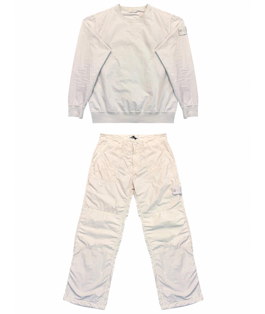 STONE ISLAND Бежевый повседневный костюм, фото 1