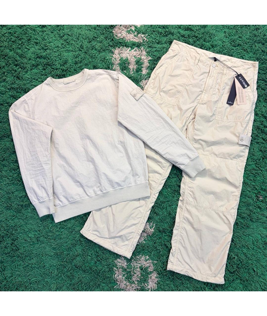 STONE ISLAND Бежевый повседневный костюм, фото 9