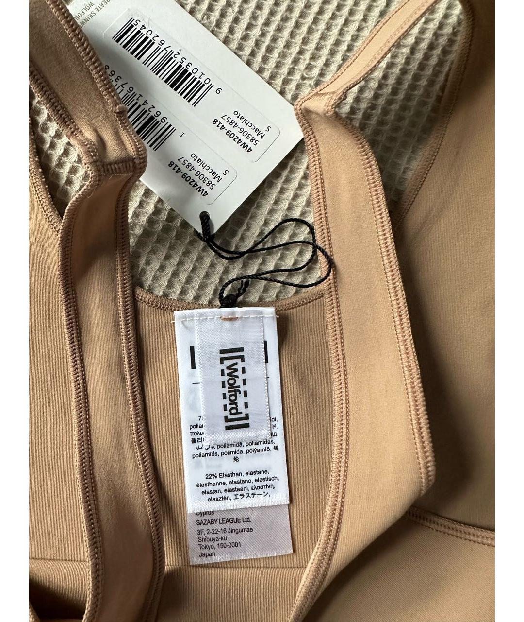 WOLFORD Бежевая полиамидовая майка, фото 2