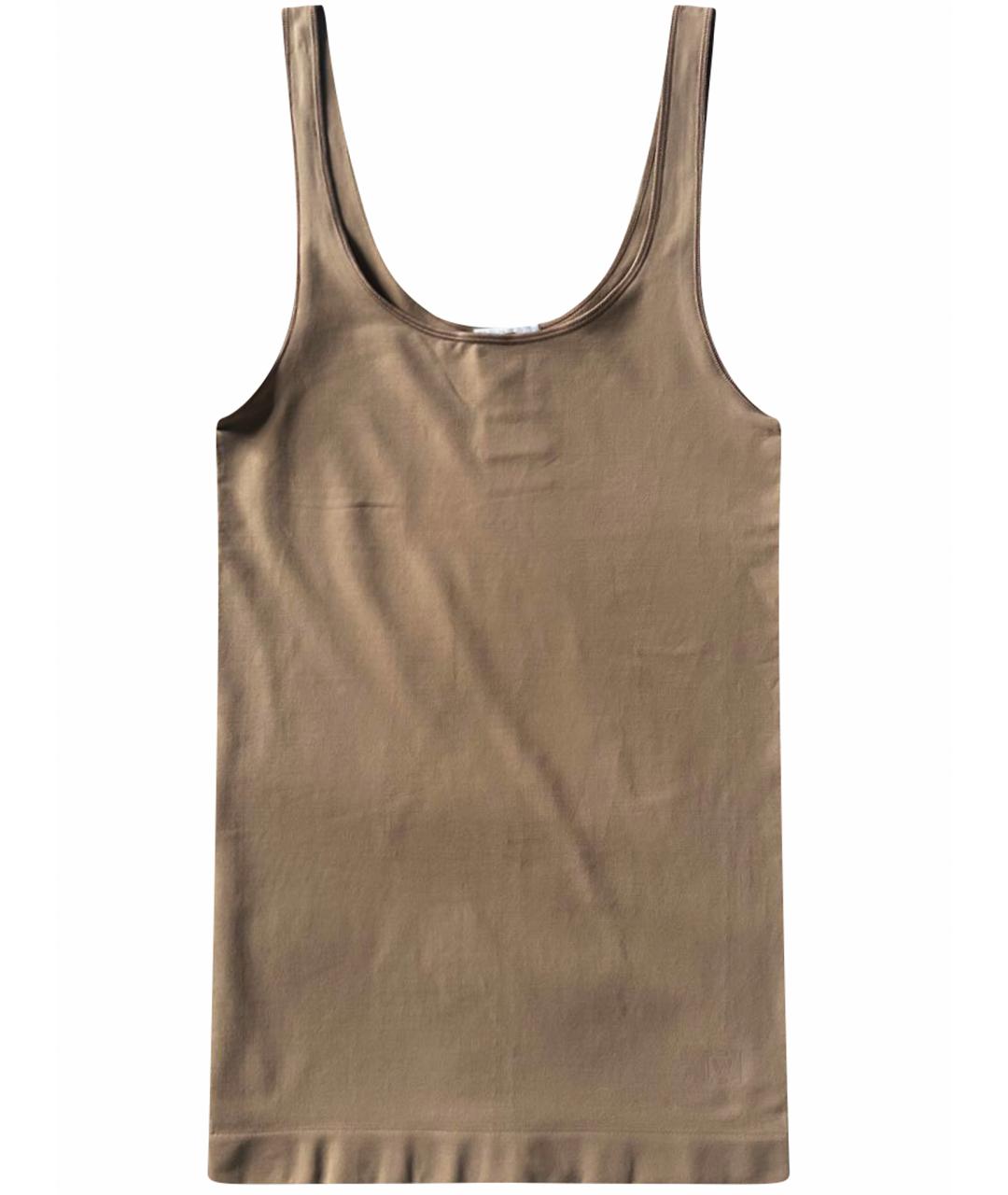 WOLFORD Бежевая полиамидовая майка, фото 1