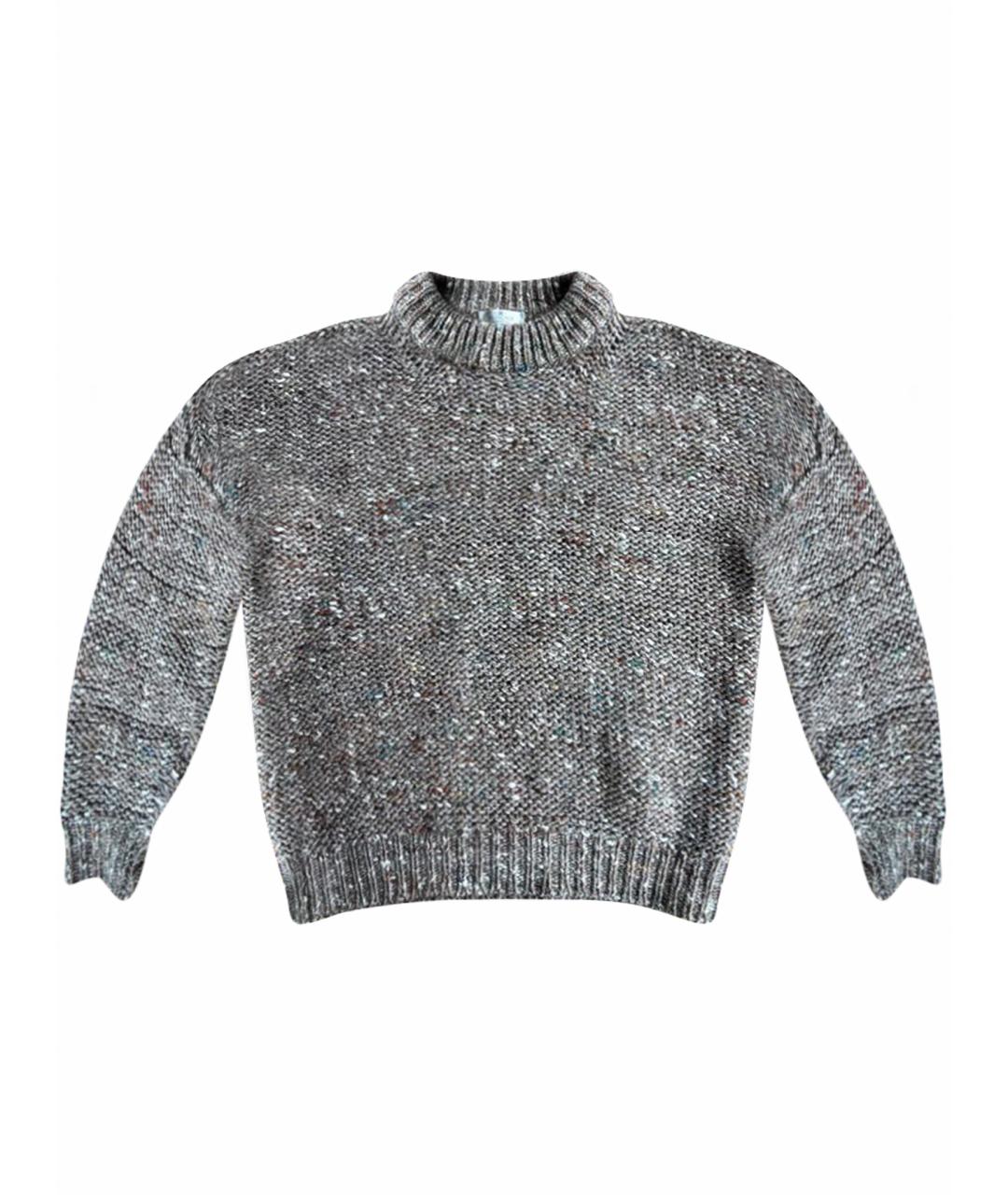 PANICALE Коричневый шерстяной джемпер / свитер, фото 1