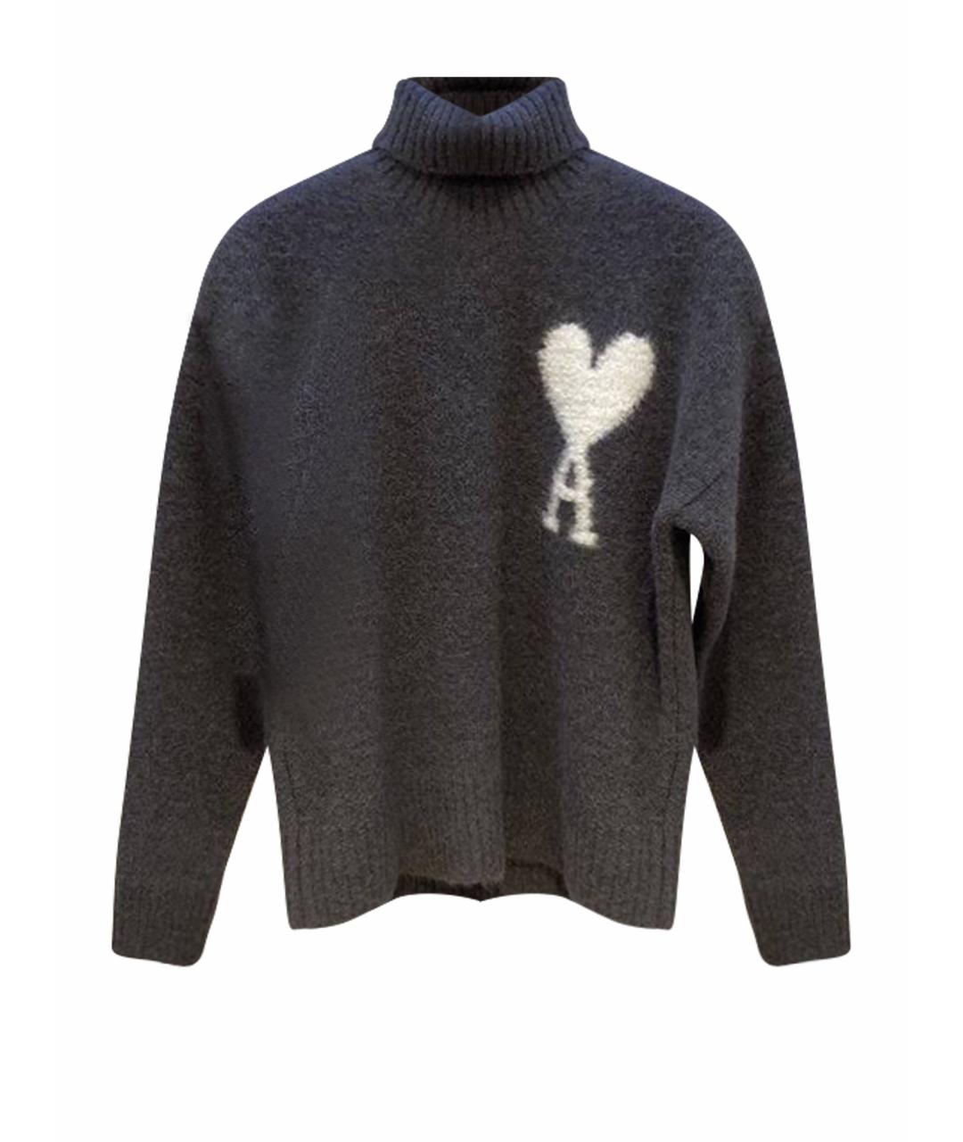 Ami Paris Серый джемпер / свитер, фото 3