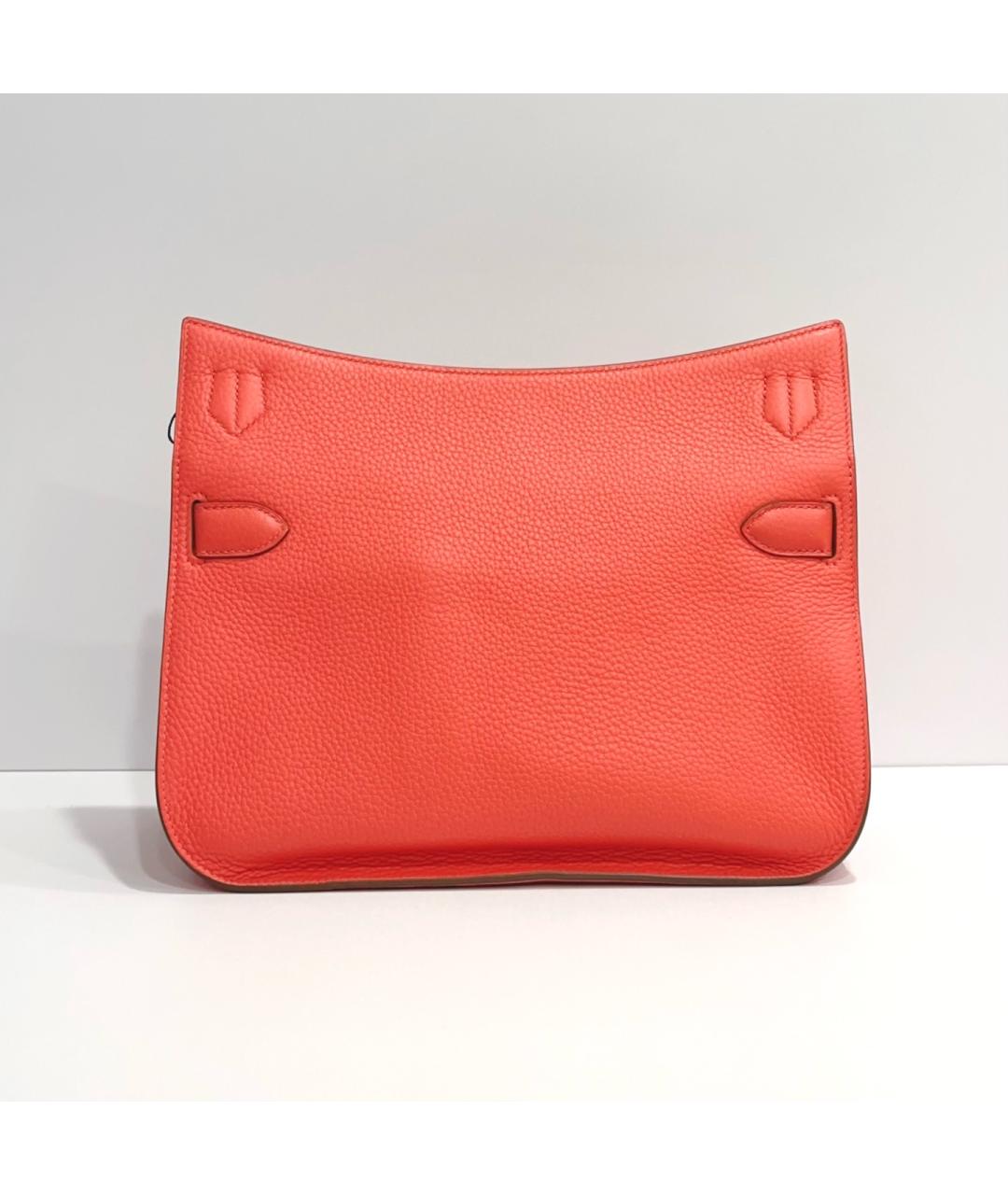 HERMES Красная кожаная сумка через плечо, фото 4