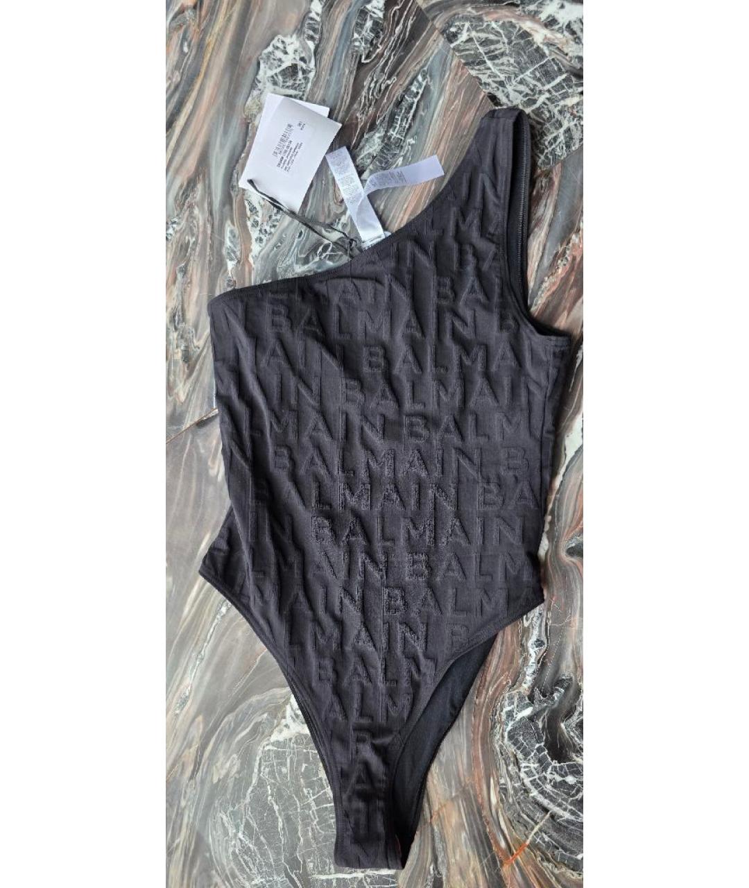 BALMAIN Черный полиамидовый купальник, фото 2