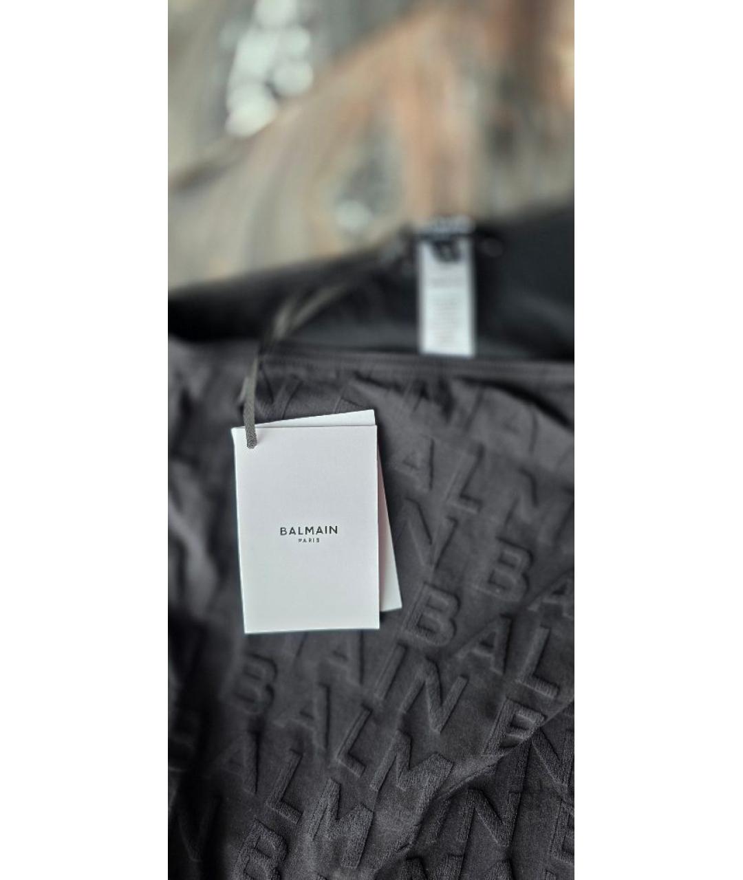 BALMAIN Черный полиамидовый купальник, фото 3