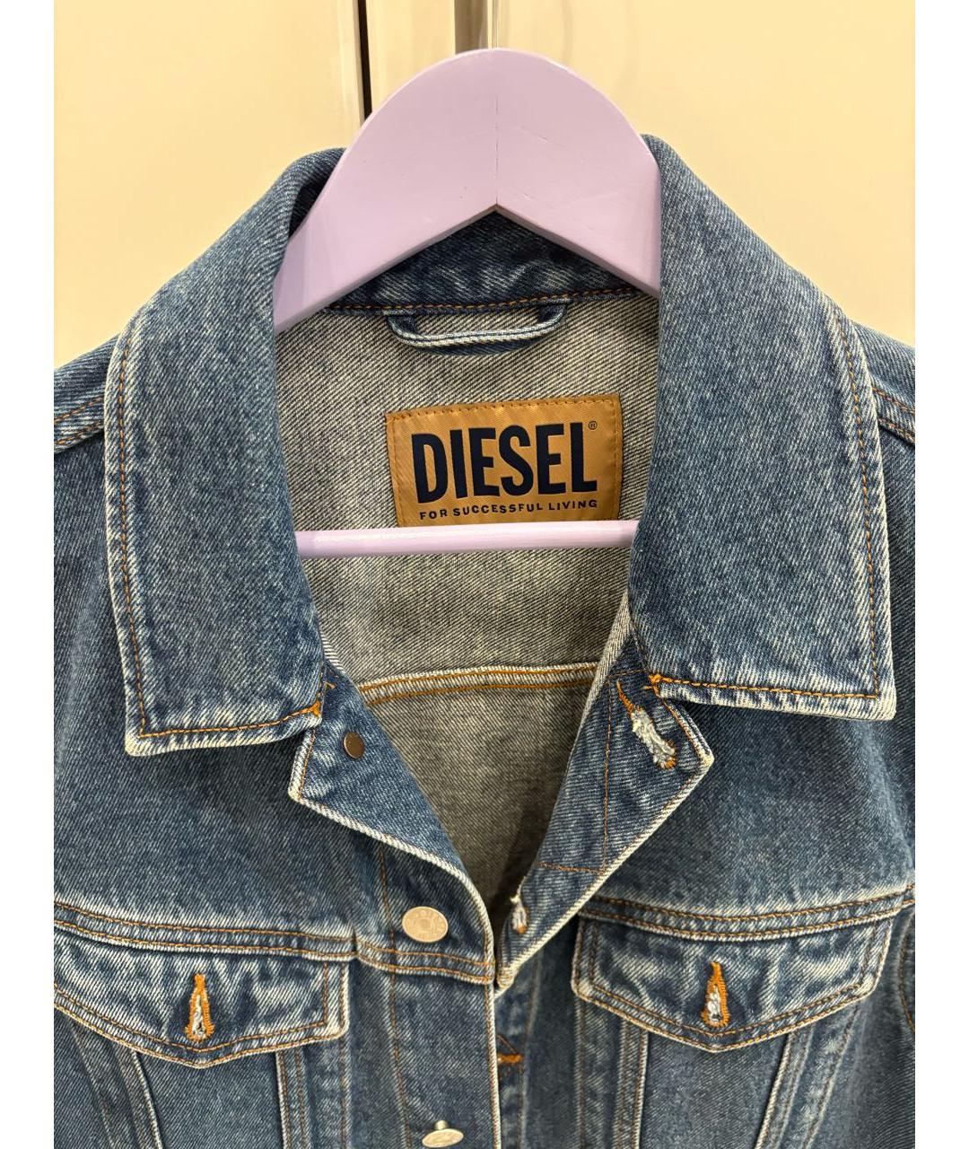 DIESEL Синяя деним куртка, фото 3