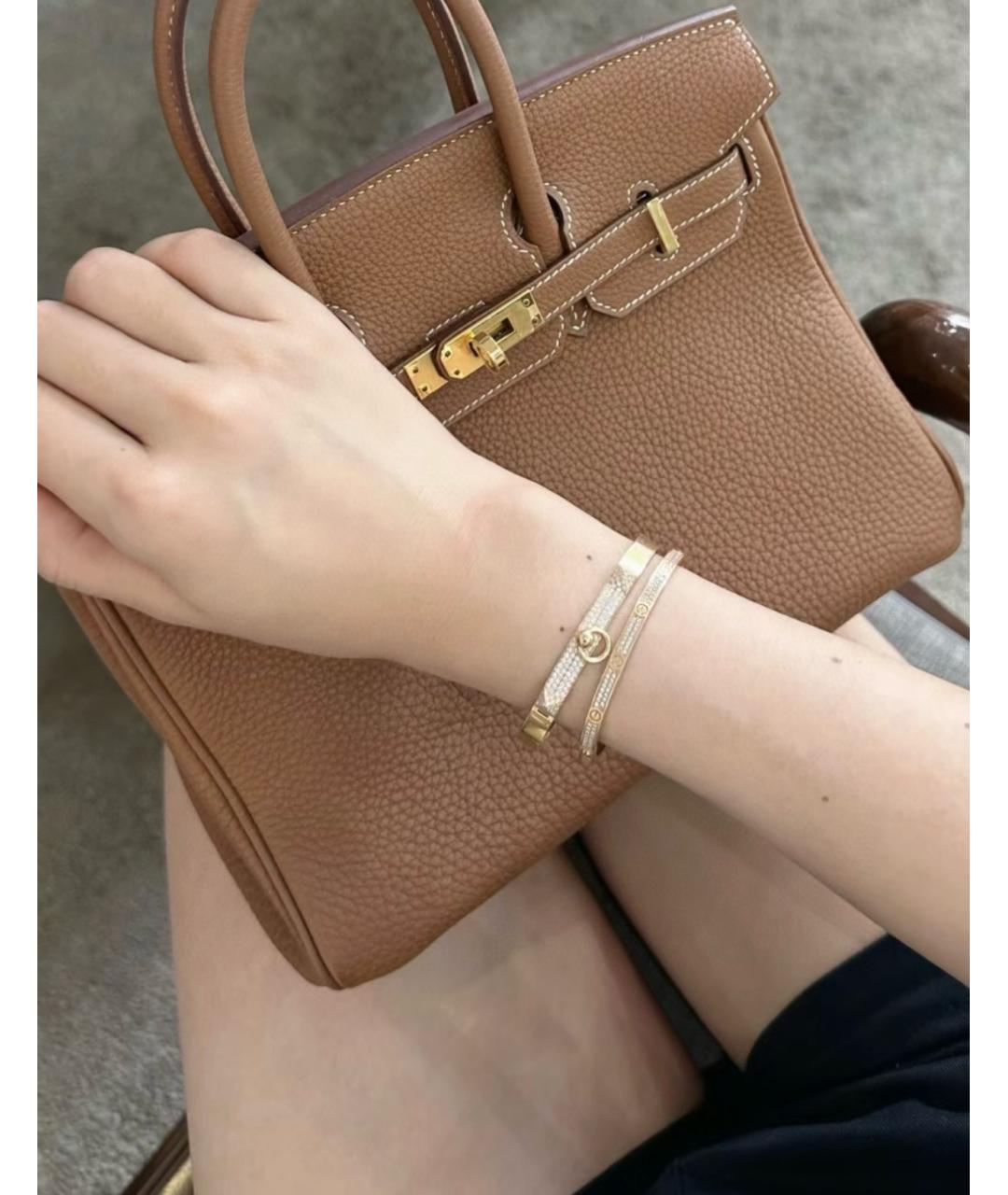 HERMES Золотой браслет из розового золота, фото 8