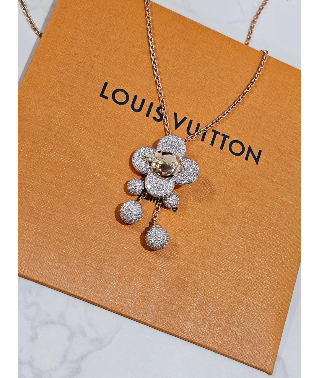 LOUIS VUITTON Золотая подвеска из желтого золота, фото 3