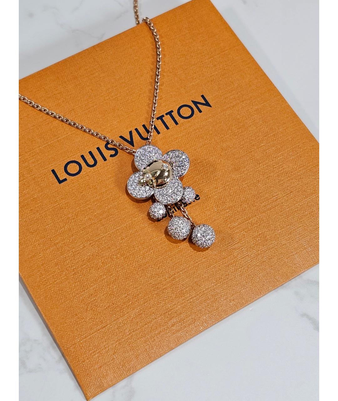 LOUIS VUITTON Золотая подвеска из желтого золота, фото 5