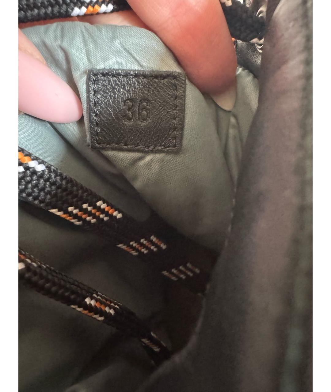 HERMES Черные ботинки, фото 5