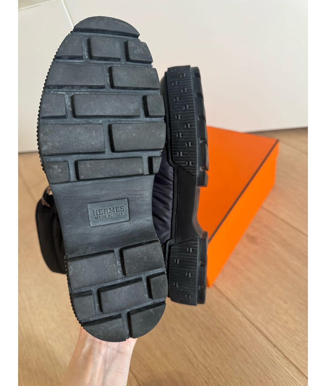 HERMES Черные ботинки, фото 8