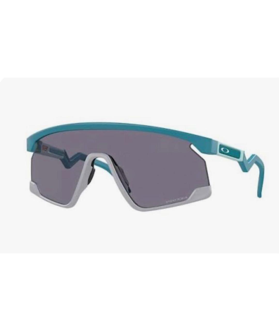 OAKLEY Бирюзовые пластиковые солнцезащитные очки, фото 4