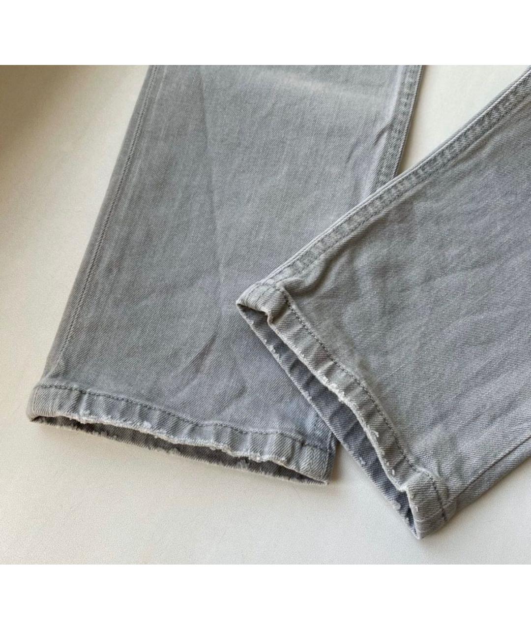 NO/FAITH STUDIOS Серые хлопковые джинсы слим, фото 7
