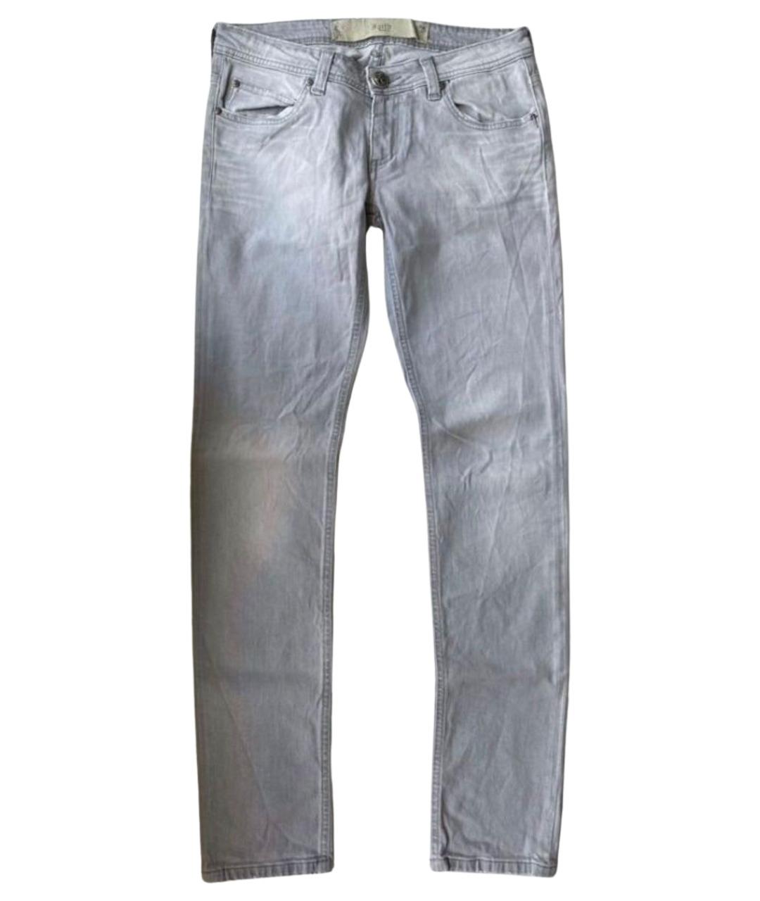 NO/FAITH STUDIOS Серые хлопковые джинсы слим, фото 1