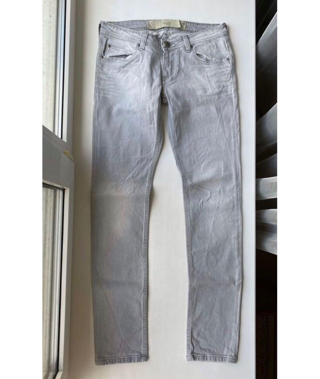 NO/FAITH STUDIOS Серые хлопковые джинсы слим, фото 9