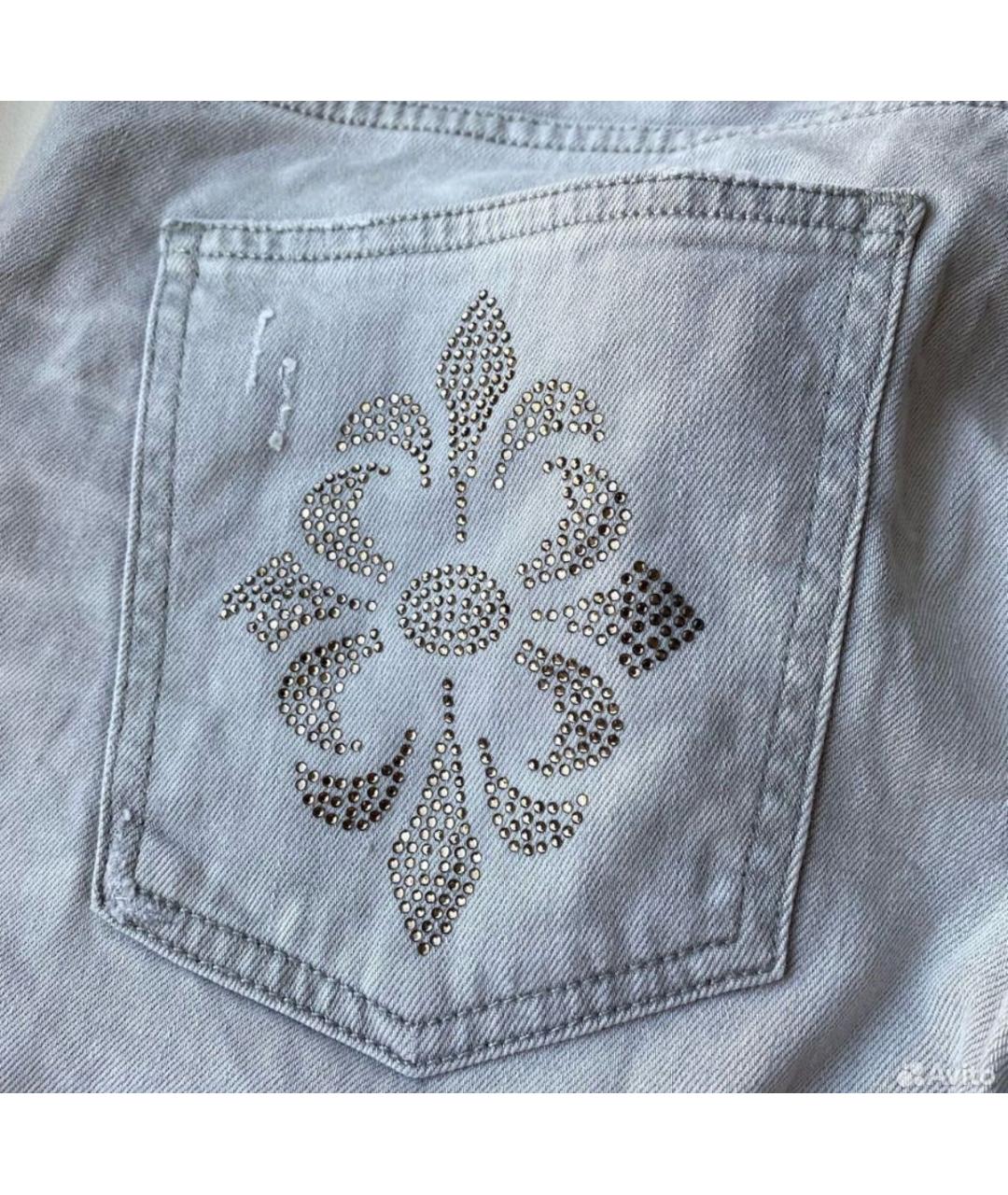 NO/FAITH STUDIOS Серые хлопковые джинсы слим, фото 5