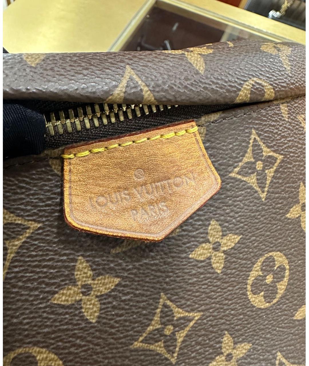 LOUIS VUITTON Коричневая поясная сумка, фото 8