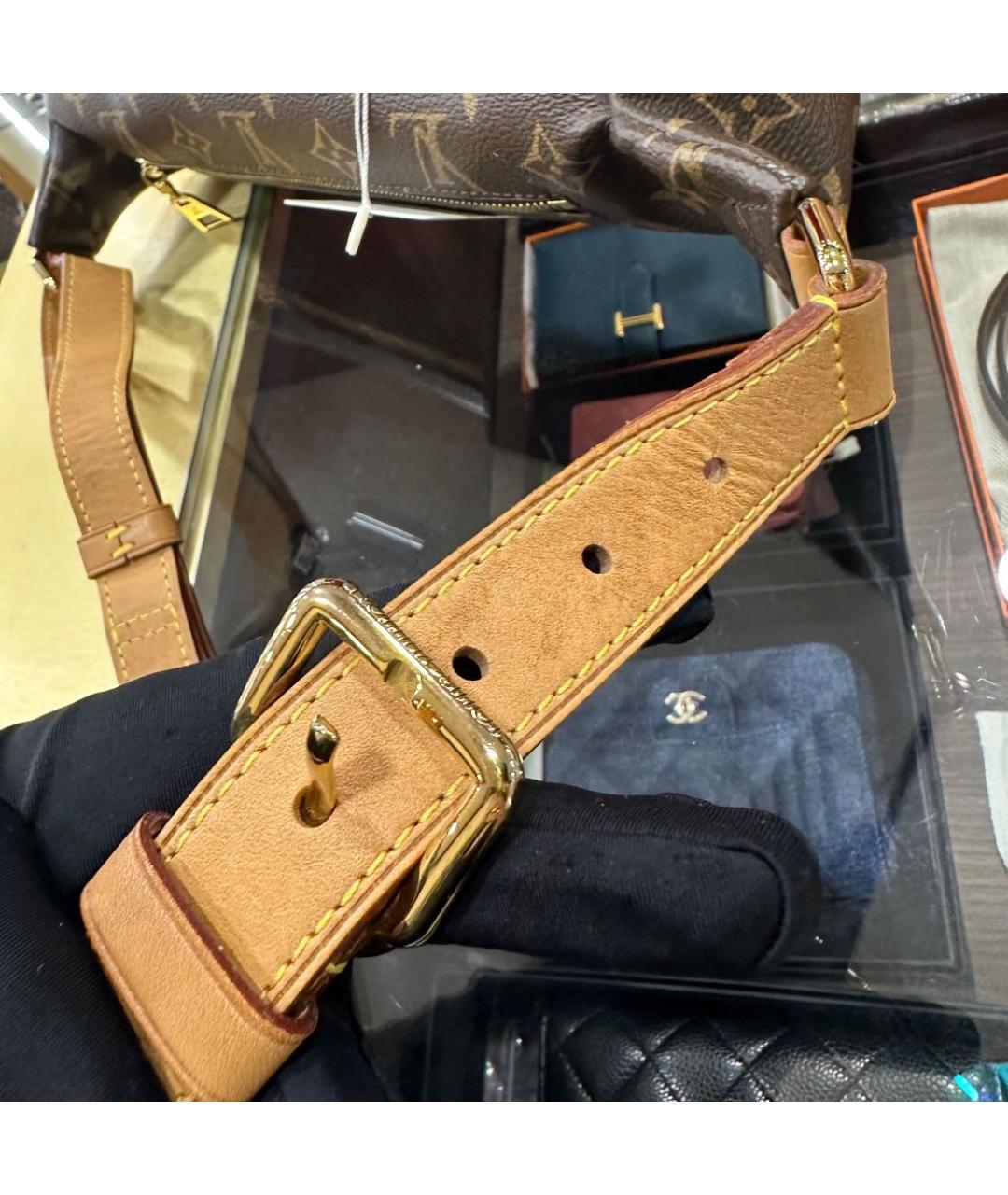 LOUIS VUITTON Коричневая поясная сумка, фото 6