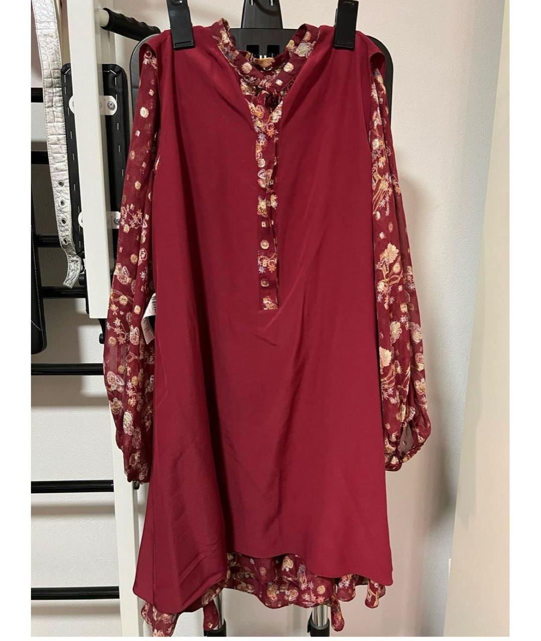 CHLOE Мульти шелковое повседневное платье, фото 7