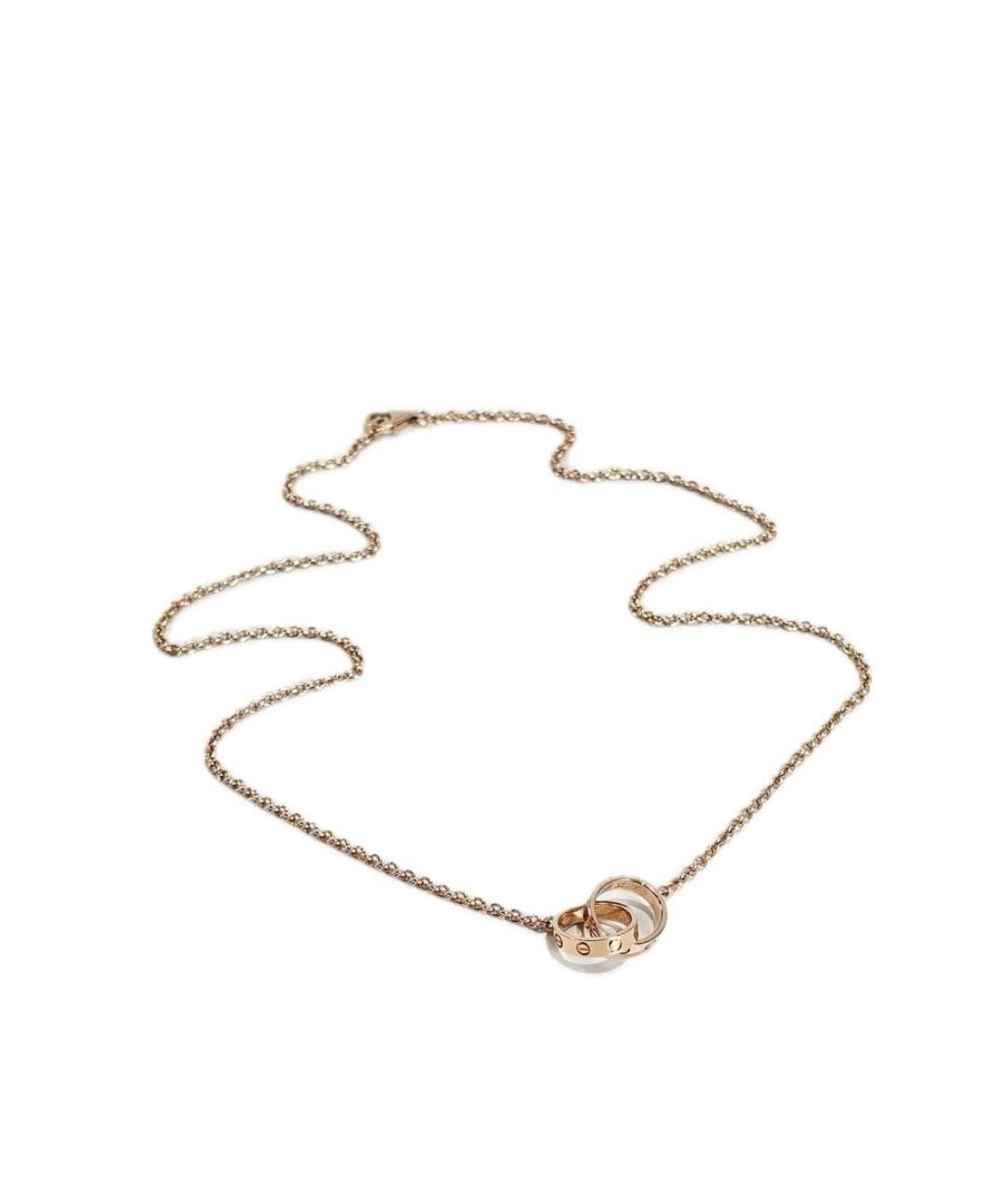 CARTIER Золотая подвеска из розового золота, фото 1