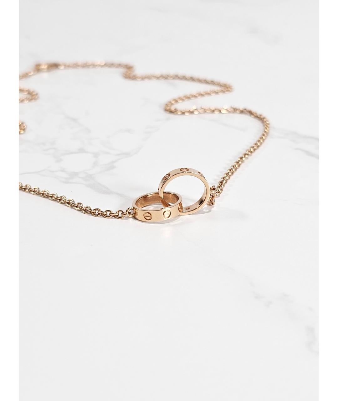 CARTIER Золотая подвеска из розового золота, фото 3