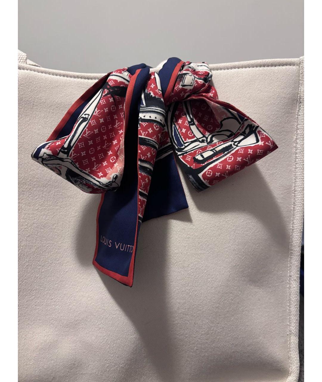 LOUIS VUITTON Мульти шелковый платок, фото 4