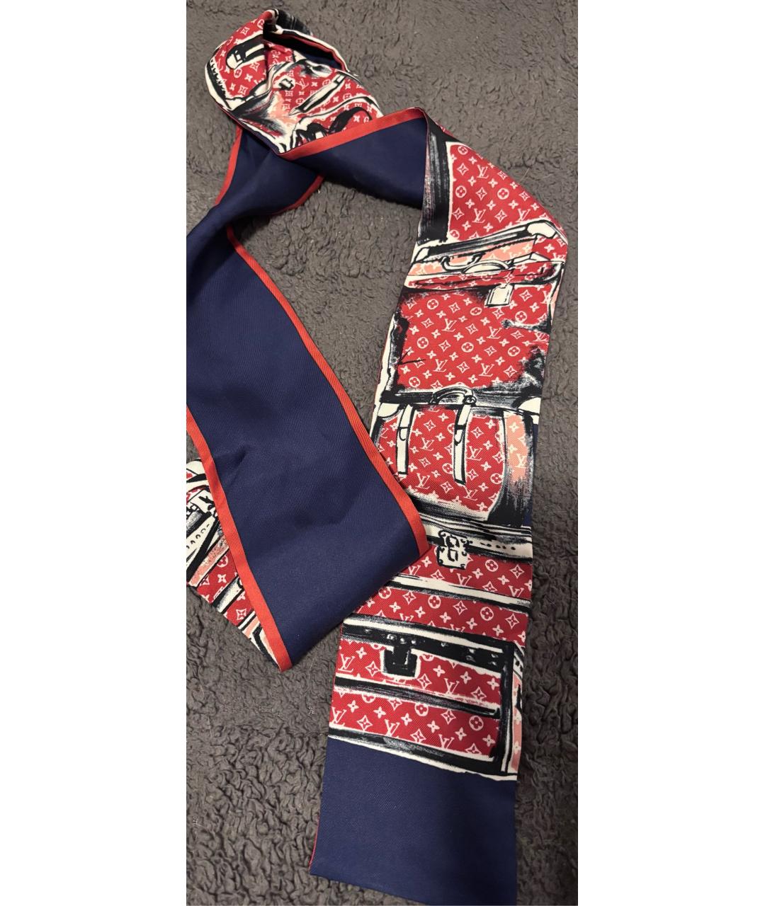 LOUIS VUITTON Мульти шелковый платок, фото 3