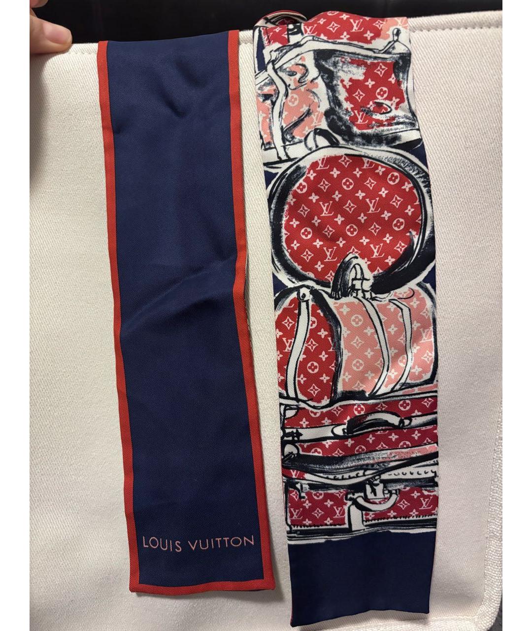 LOUIS VUITTON Мульти шелковый платок, фото 2