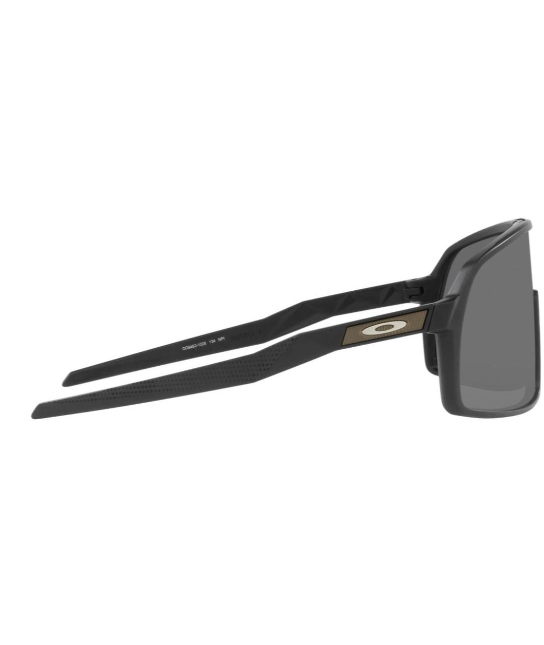 OAKLEY Антрацитовые пластиковые солнцезащитные очки, фото 3