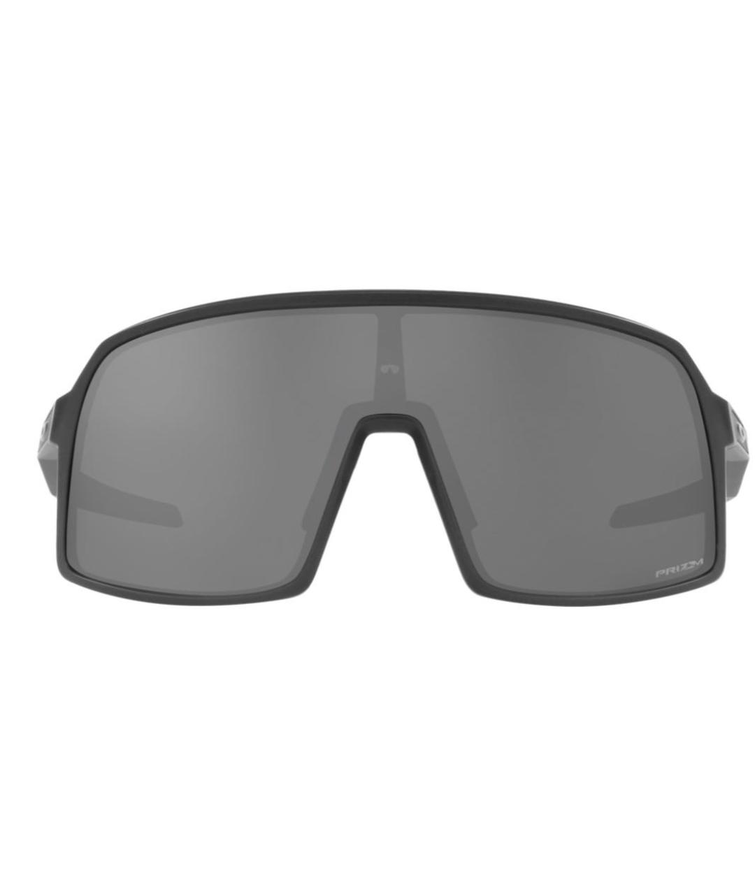 OAKLEY Антрацитовые пластиковые солнцезащитные очки, фото 1