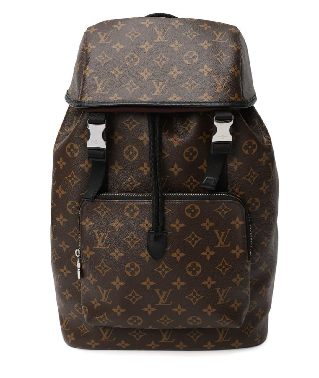 LOUIS VUITTON Коричневый рюкзак из искусственной кожи, фото 7