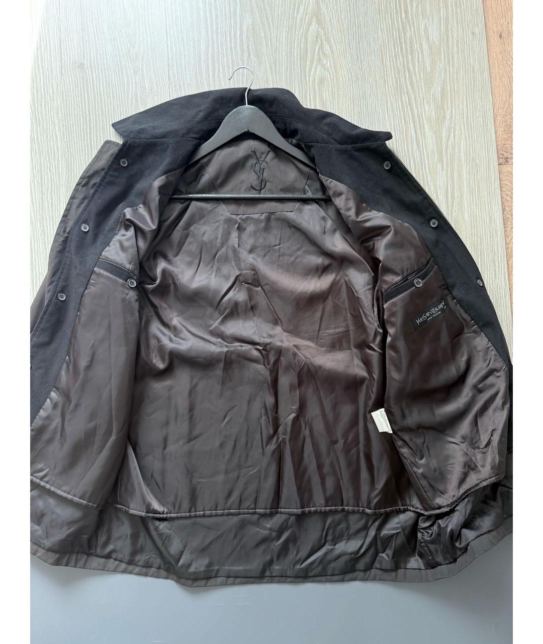 YVES SAINT LAURENT BEAUTY Коричневая полиэстеровая куртка, фото 2