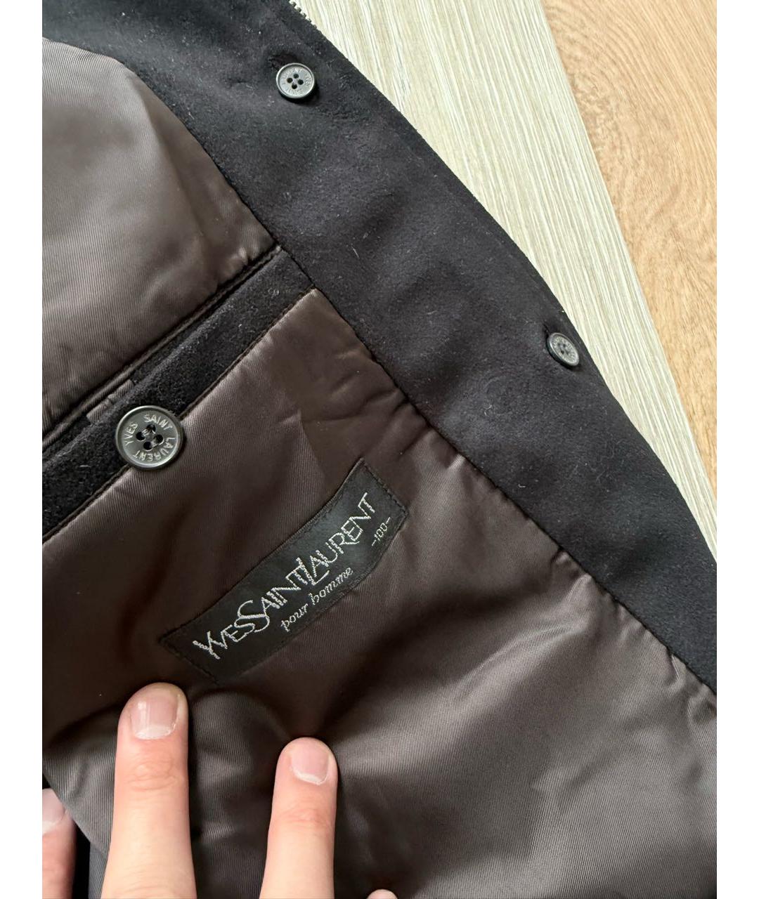 YVES SAINT LAURENT BEAUTY Коричневая полиэстеровая куртка, фото 4