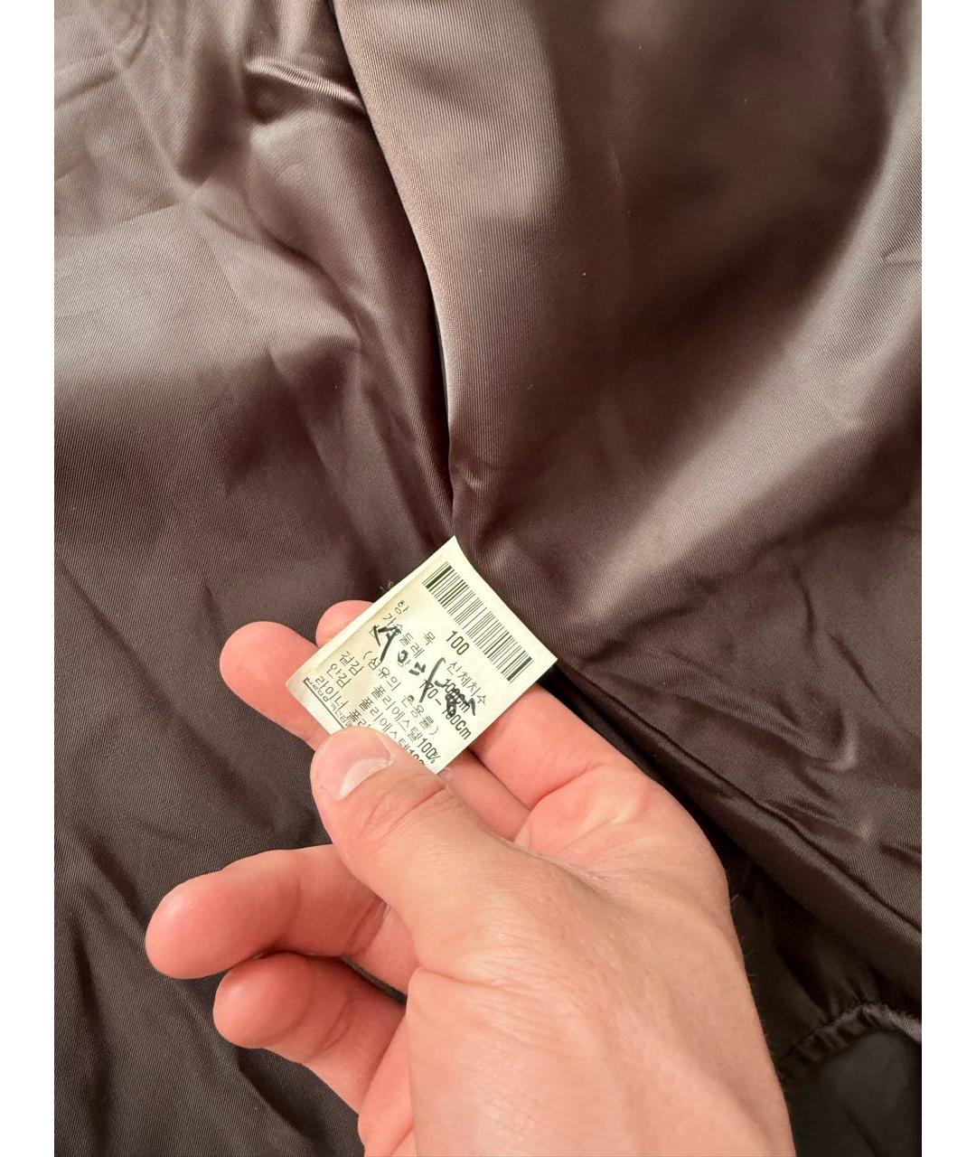 YVES SAINT LAURENT BEAUTY Коричневая полиэстеровая куртка, фото 3