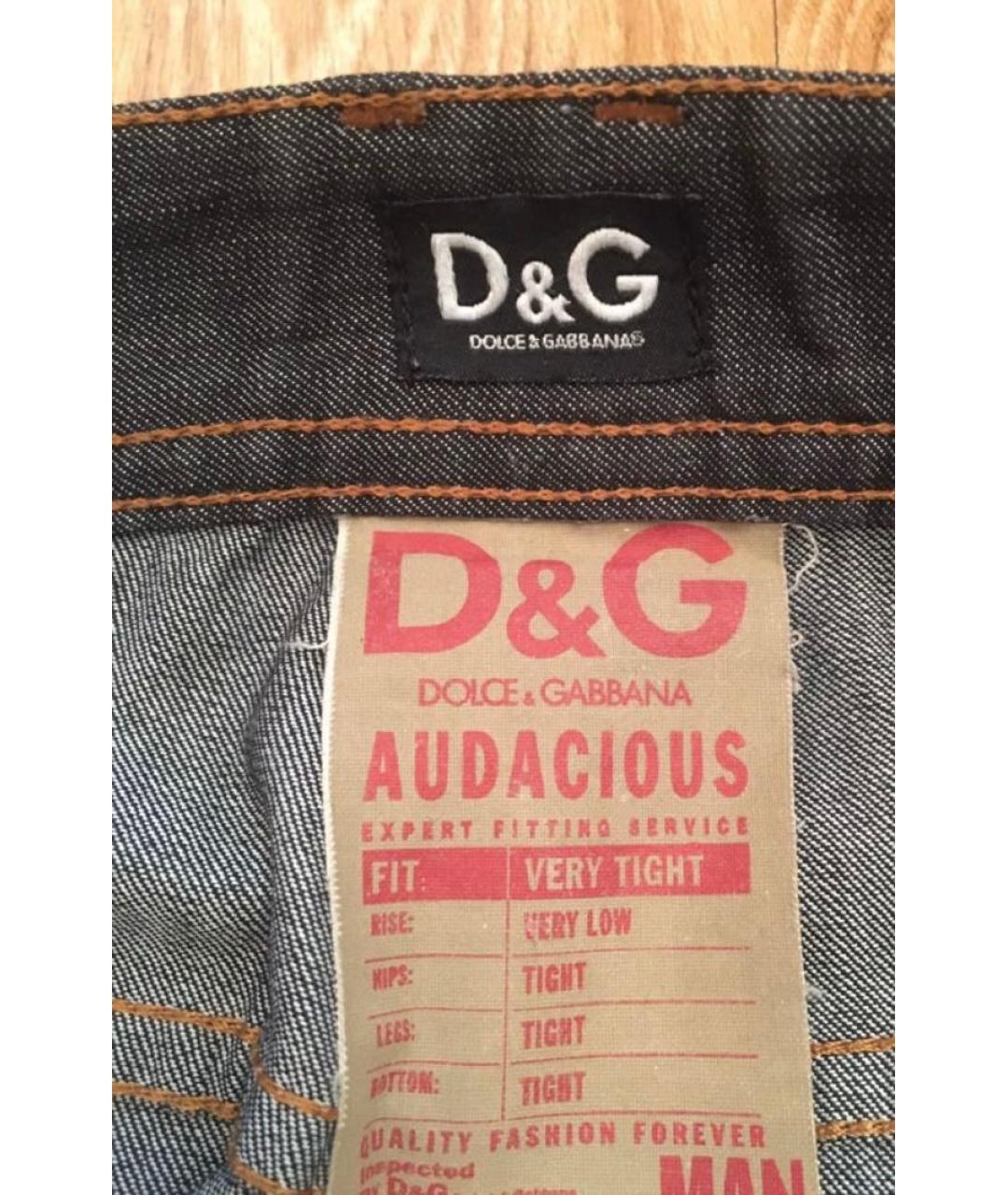 DOLCE&GABBANA Черные хлопко-полиэстеровые джинсы скинни, фото 7