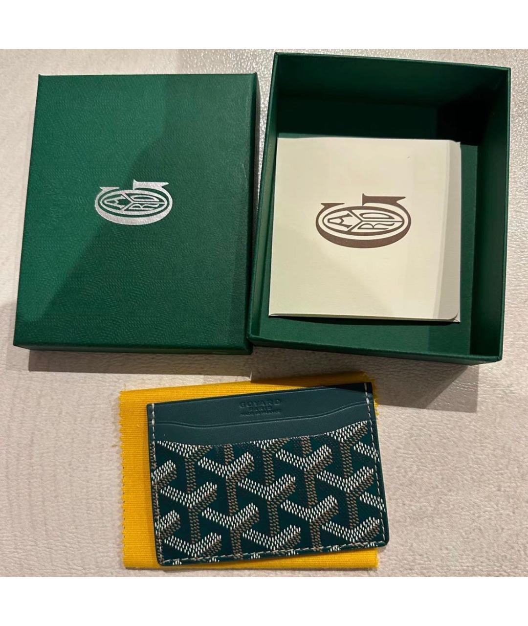 GOYARD Зеленый кардхолдер, фото 4