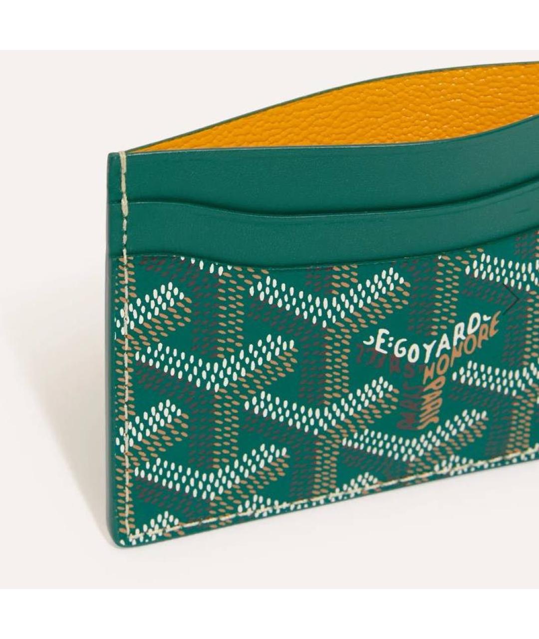 GOYARD Зеленый кардхолдер, фото 3