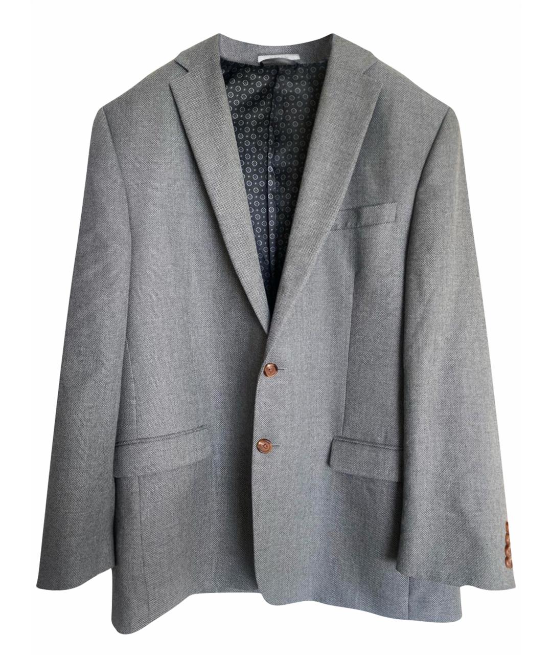 POLO RALPH LAUREN Серый вискозный пиджак, фото 1