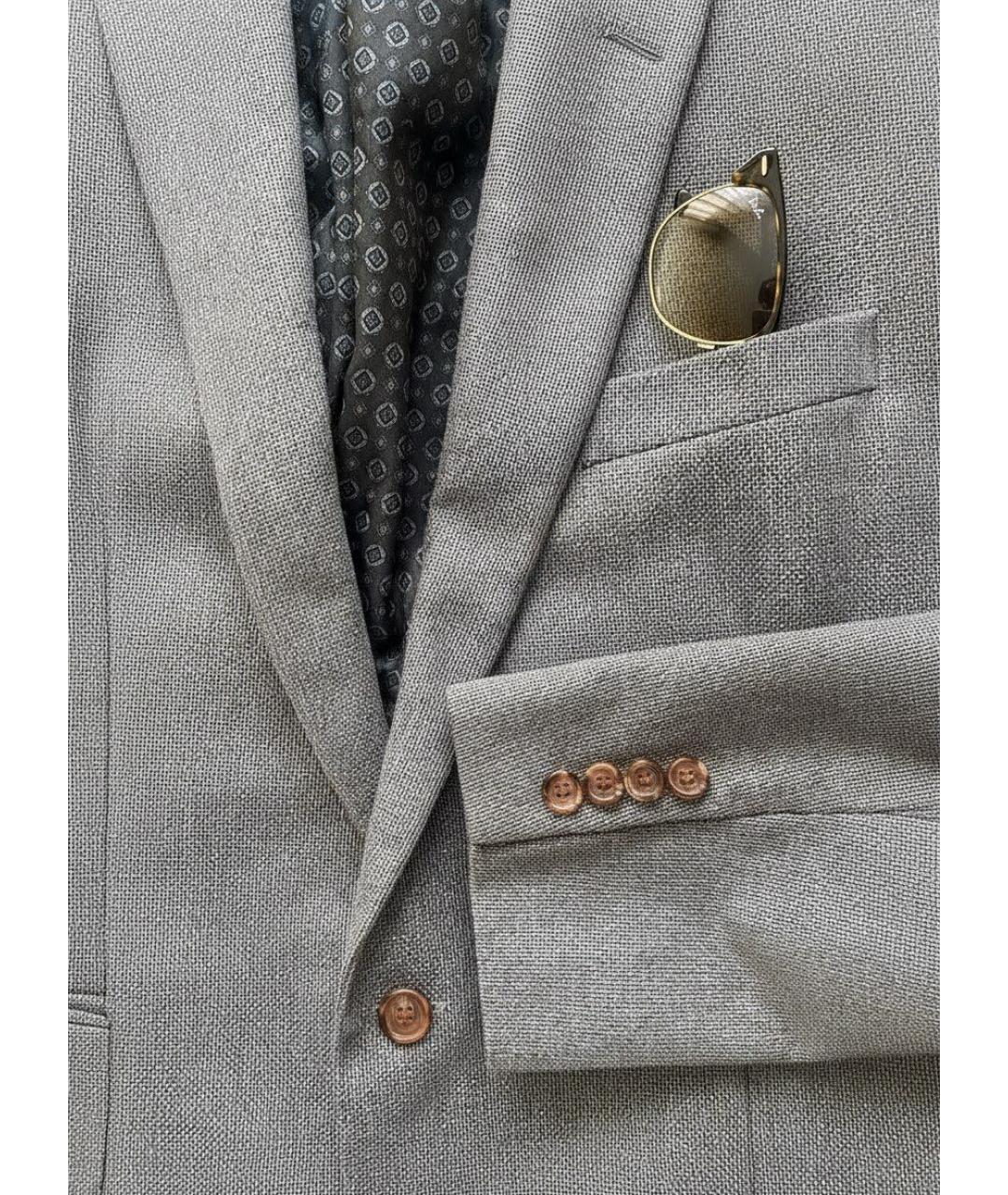 POLO RALPH LAUREN Серый вискозный пиджак, фото 2