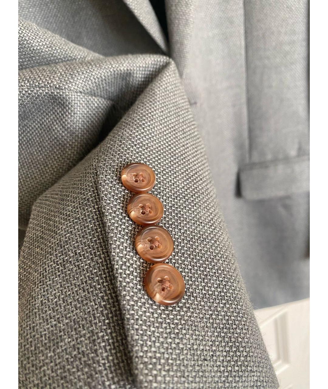 POLO RALPH LAUREN Серый вискозный пиджак, фото 5