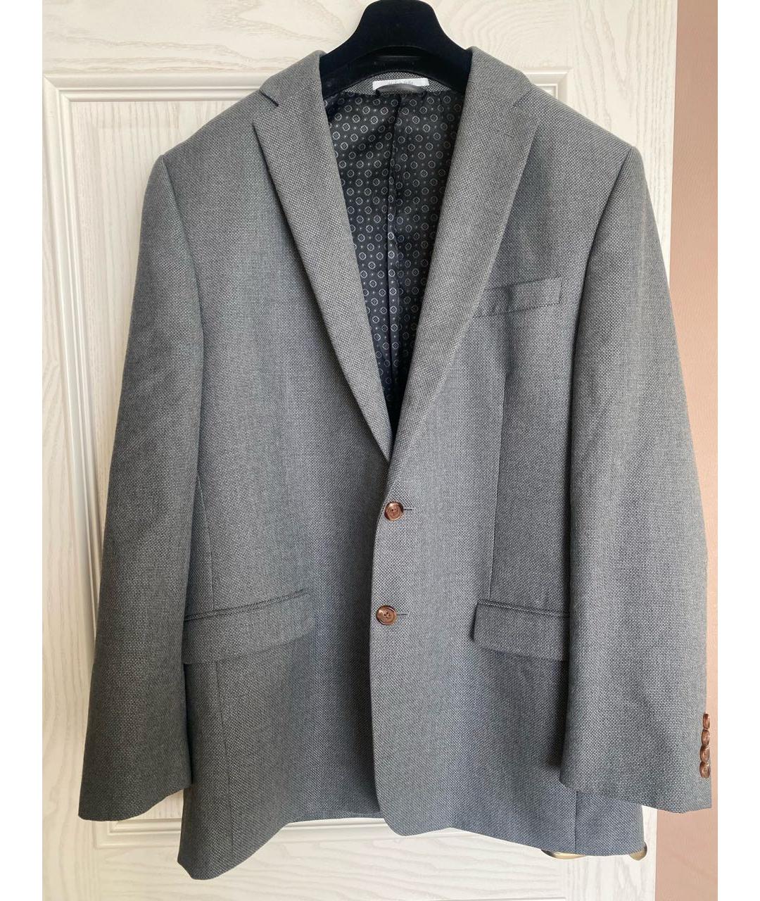 POLO RALPH LAUREN Серый вискозный пиджак, фото 6