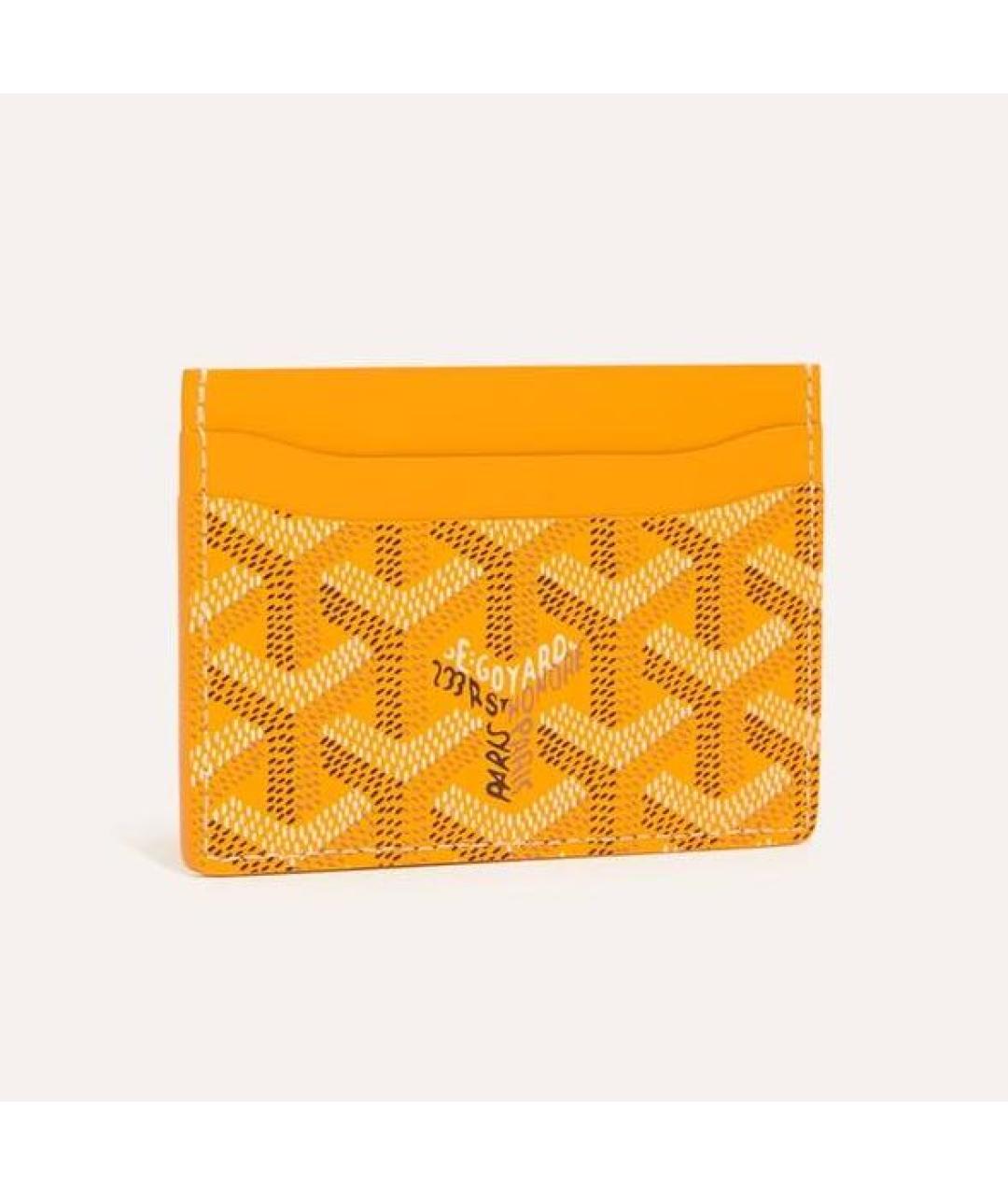 GOYARD Желтый кардхолдер, фото 5